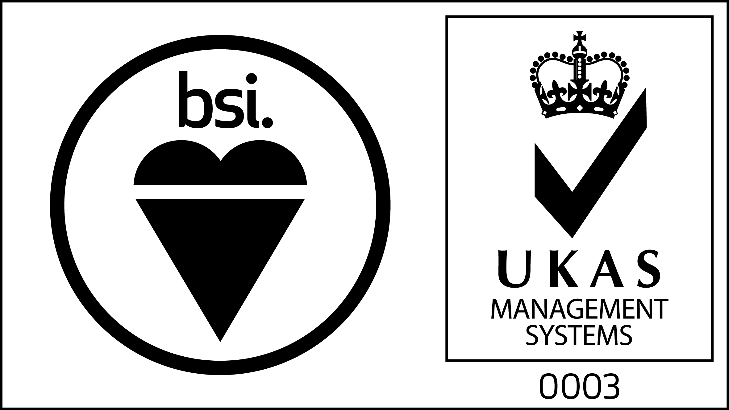 BSI UKAS Logo's